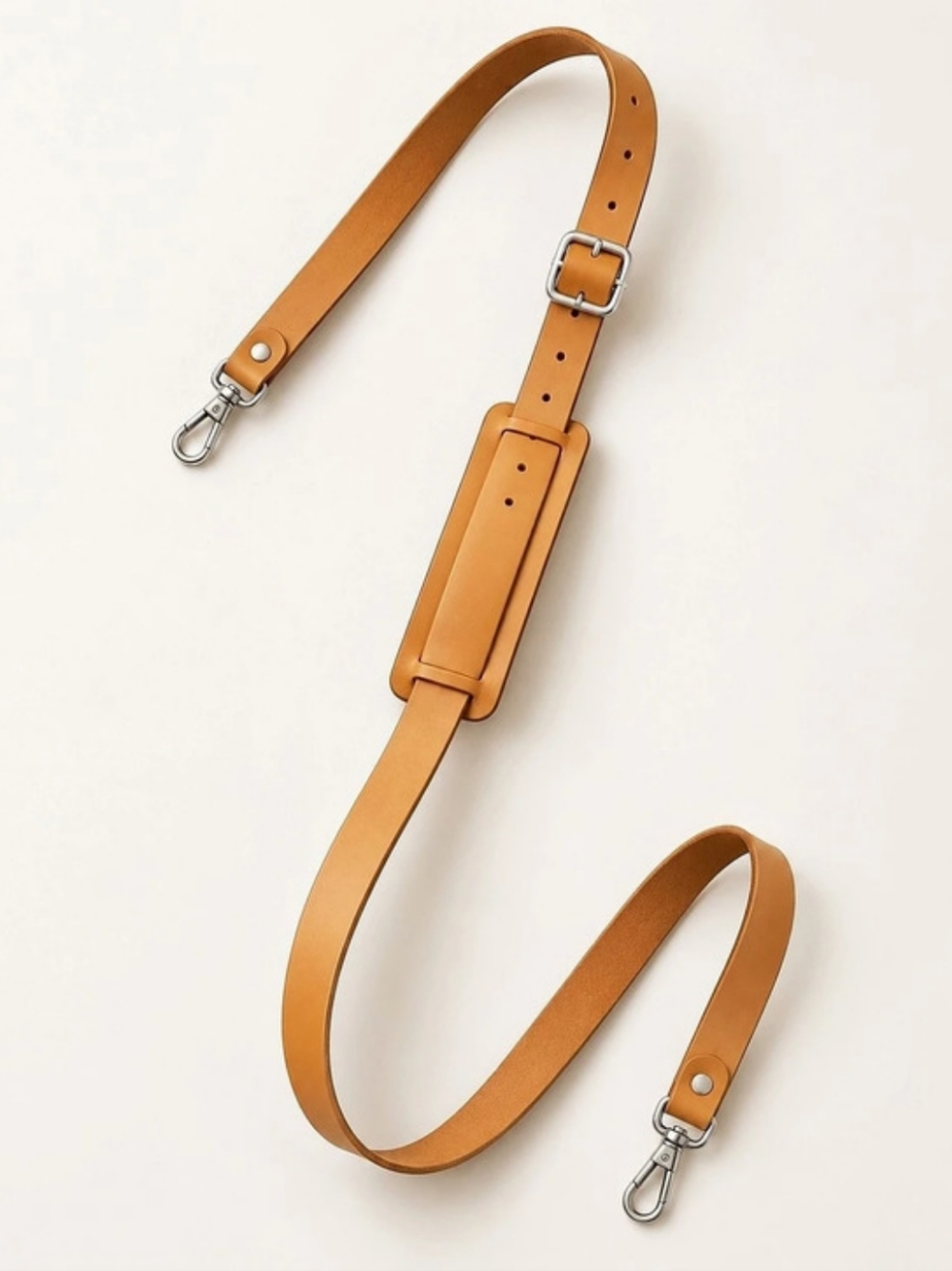 Brown Leather Crossbody Bag Strap